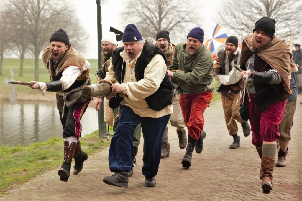 foto van een activiteit uit het programma 1 april viering brielle