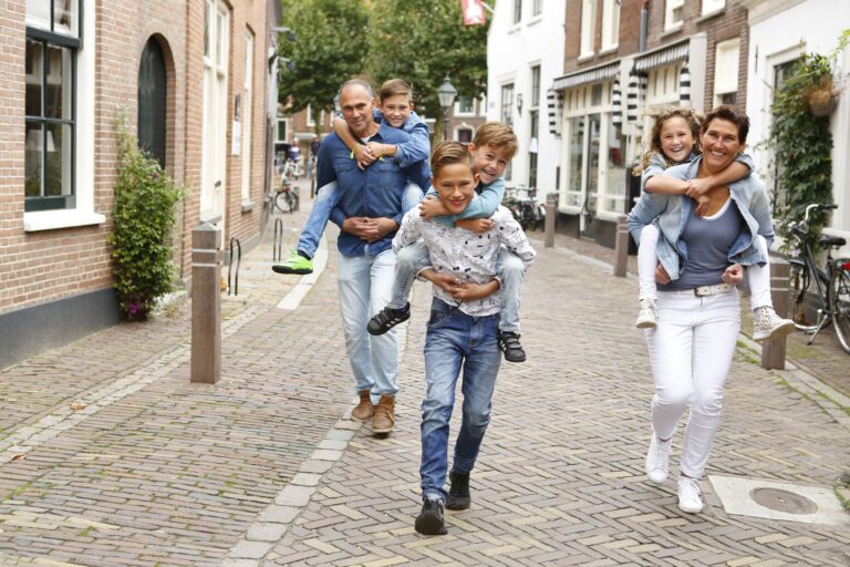 Gezin in Oudewater