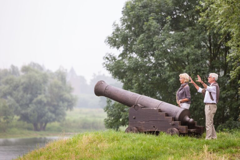 Kanon op de wal