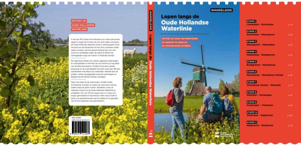 Omslag wandelgids oude hollandse waterlinie